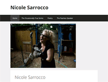 Tablet Screenshot of nicolesarrocco.com
